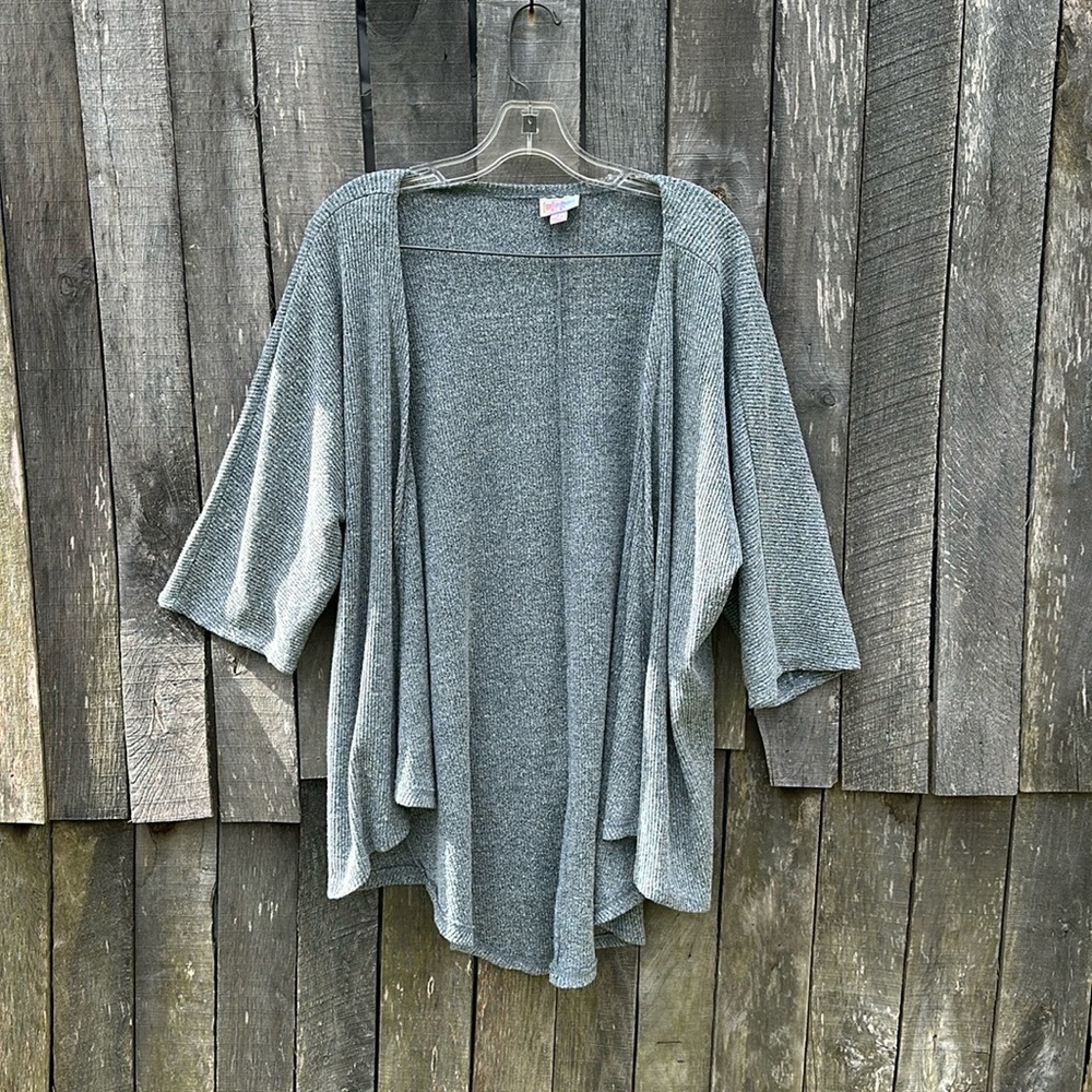 Lularoe Open Front Fray Cardigan size Small